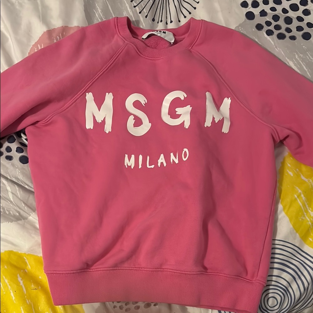 MSGM Milano Pink Sweatshirt